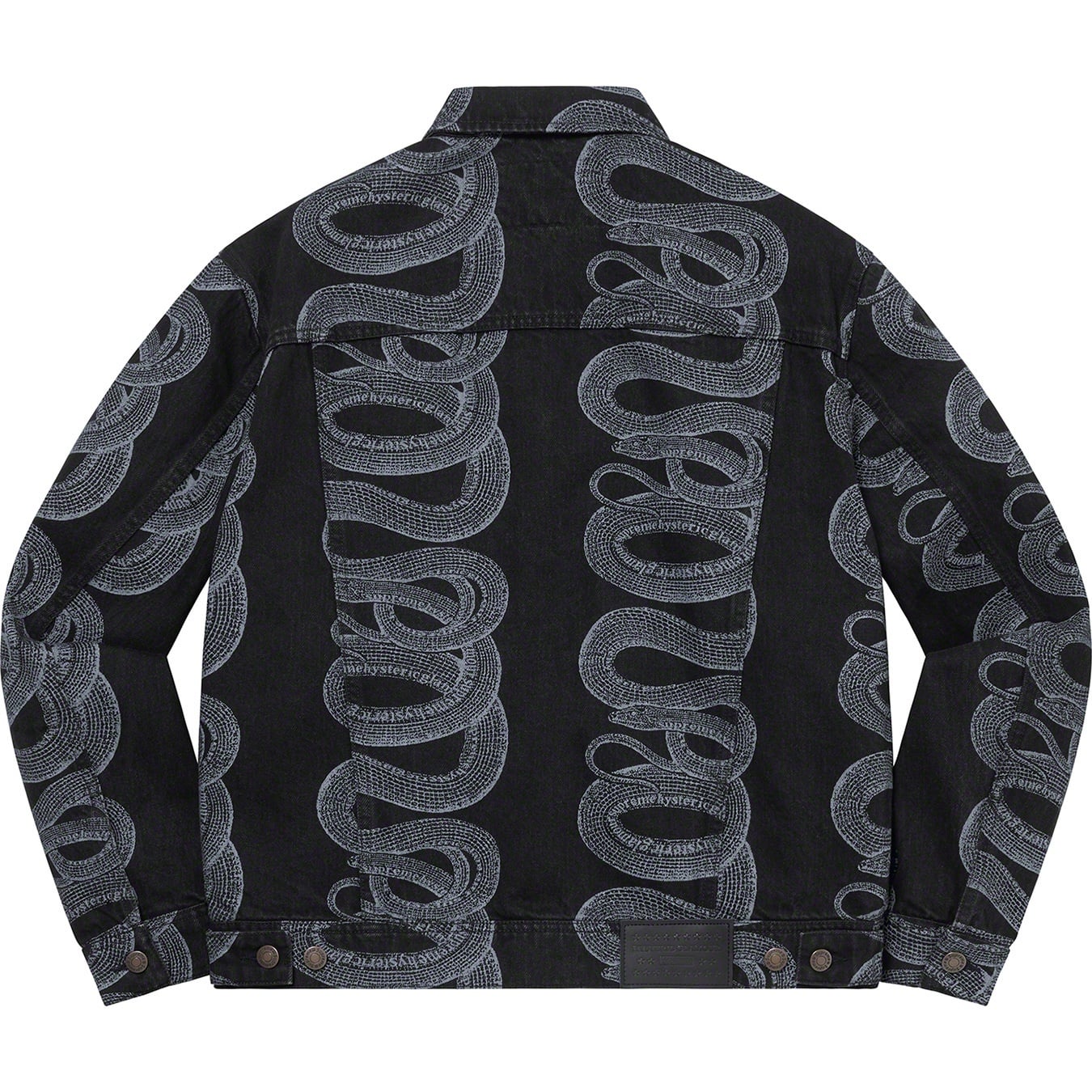 Supreme®/HYSTERIC GLAMOUR Snake Denim Trucker Jacket view 7
